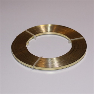 Aluminium tråd flad guld